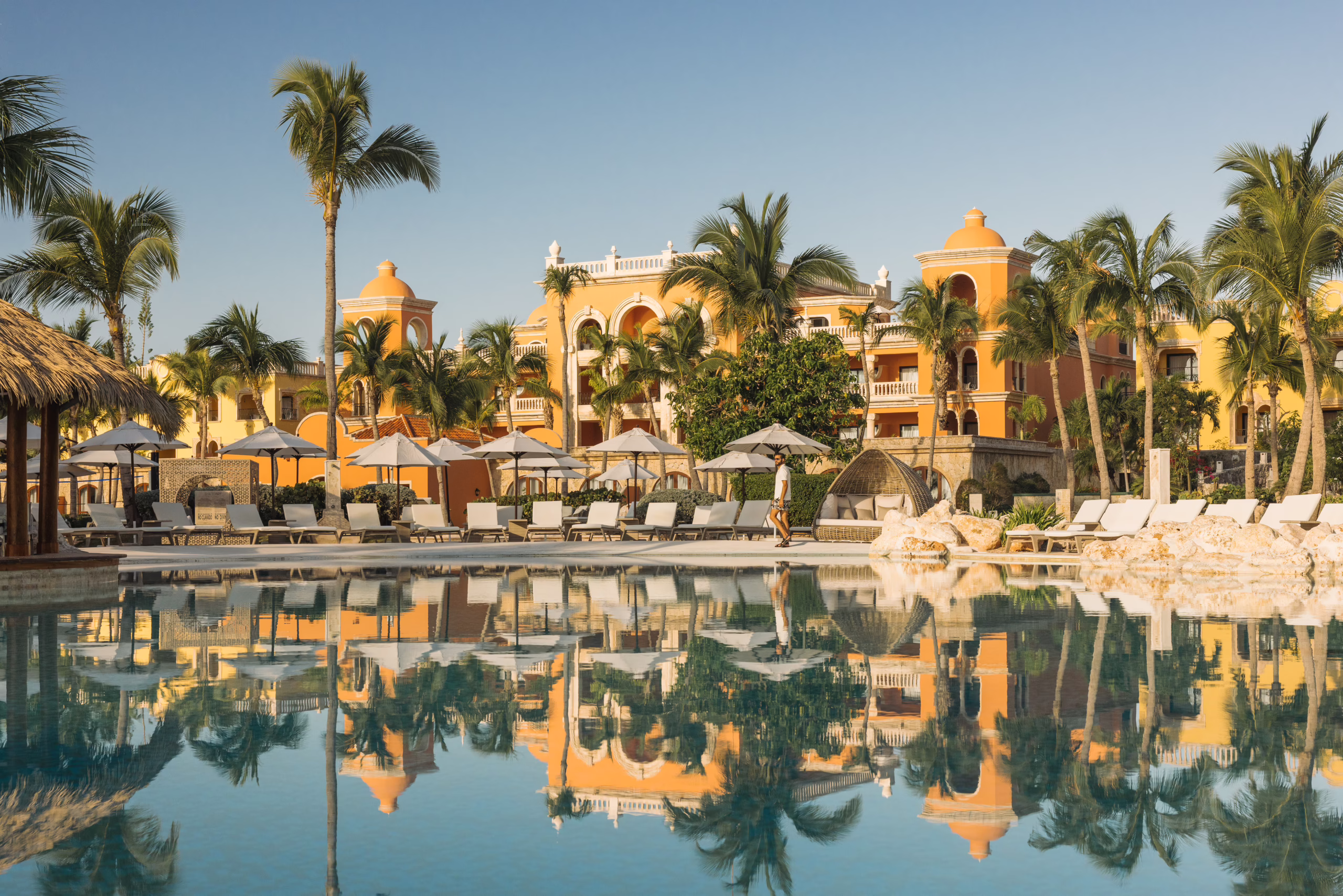 Sanctuary Cap Cana adults-only luxury all-inclusive resort in Cap Cana with elegant architecture, oceanfront pools, and upscale amenities.